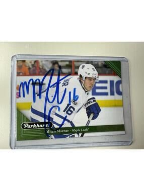 Mitch Marner Autographed NHL Upper Deck 2017-18 Parkhurst Hockey Card
